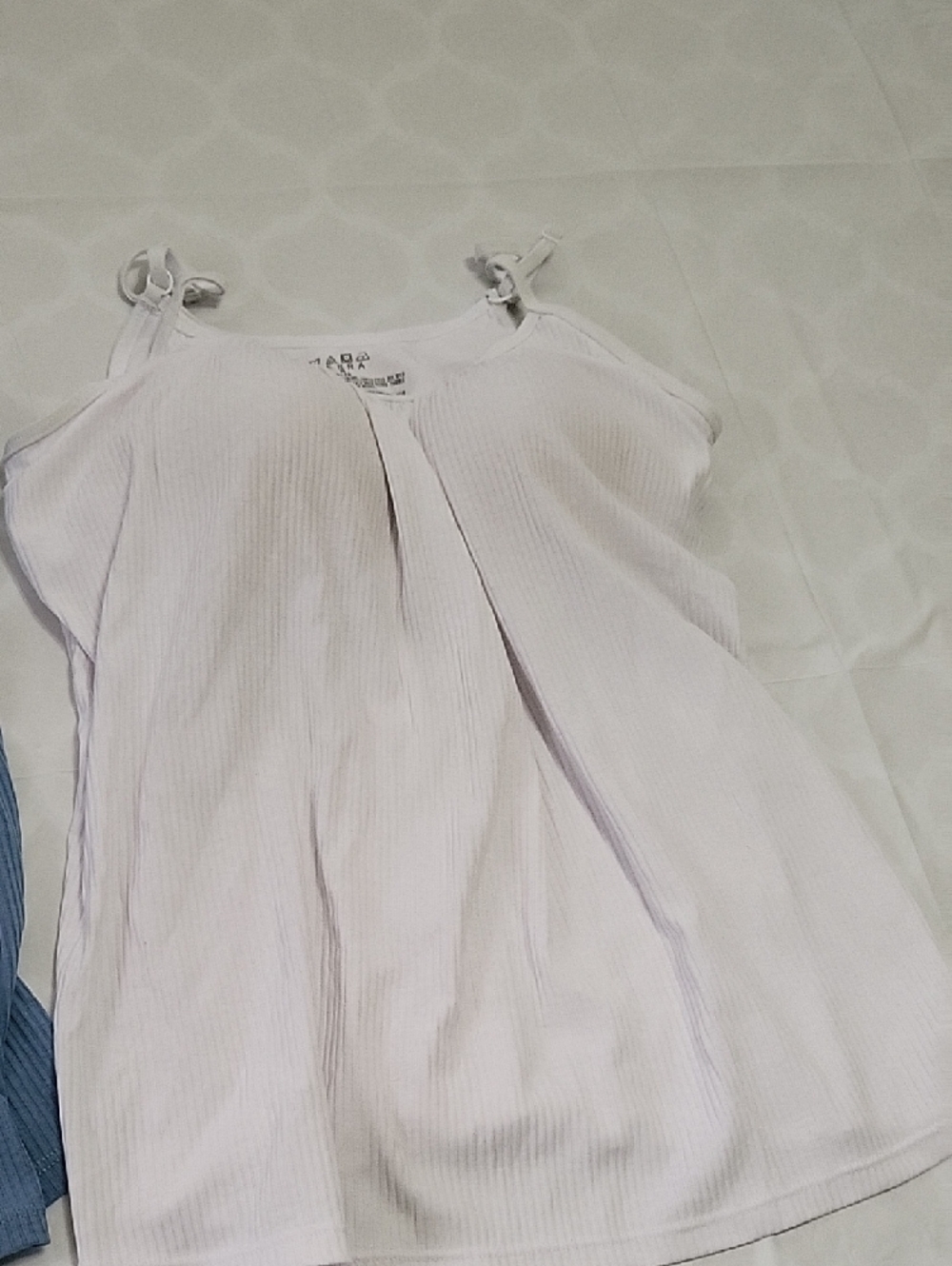 Serra White Ribbed Tank Top Duo - Picture 5 of 8
